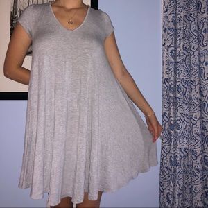 Grey T-shirt dress